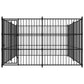 vidaXL Outdoor Dog Kennel 118.1"x118.1"x72.8"