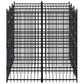 vidaXL Outdoor Dog Kennel Steel 59.5 ft²
