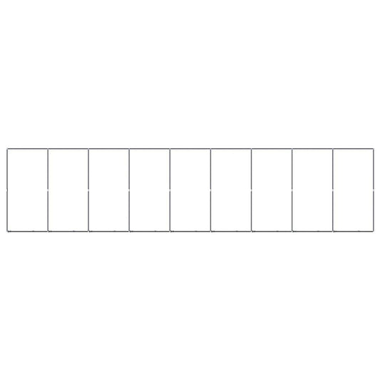 vidaXL Outdoor Dog Kennel Steel 178.6 ft²