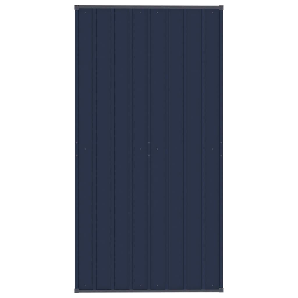 vidaXL Outdoor Dog Kennel with Roof Steel 19.8 ft²