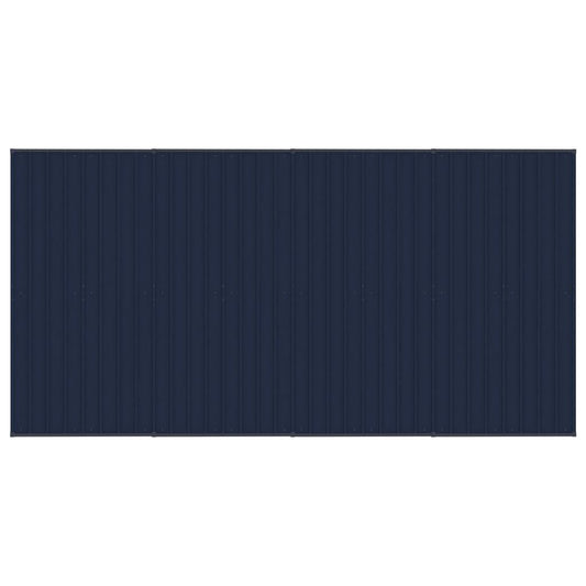 vidaXL Outdoor Dog Kennel with Roof Steel 79.3 ft²