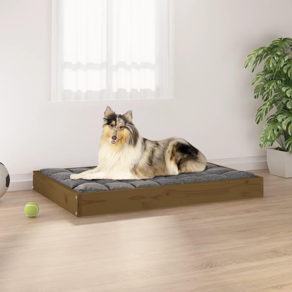vidaXL Dog Bed Dog Sofa Bed Pet Couch Seat with Wooden Frame Solid Wood Pine