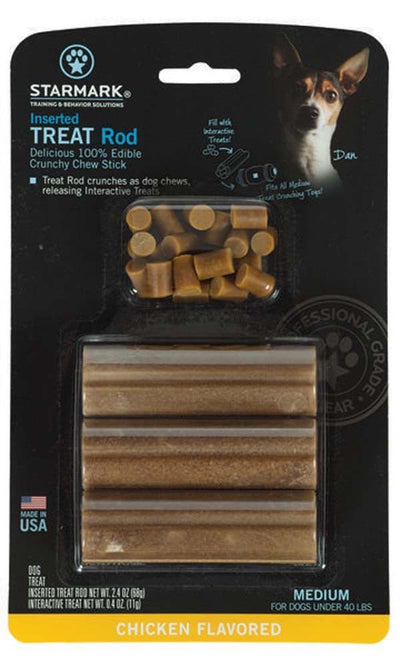Starmark Inserted Dog Treat Rod Chicken USA Medium - Pets Perfect