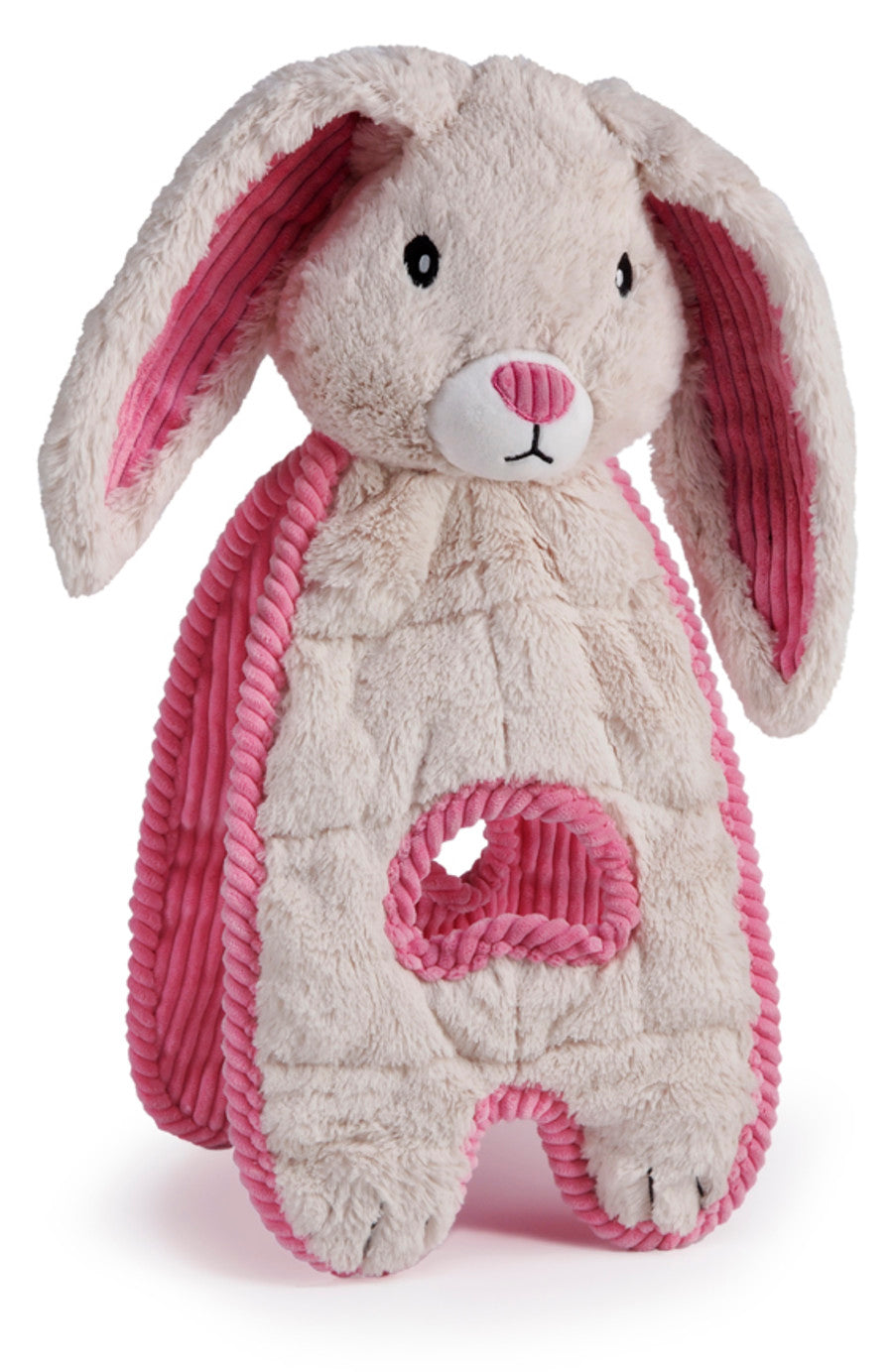 Charming Pet Cuddle Tug Blushing Bunny Dog Toy
