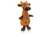 Charming Pet Products Scruffles Moose Plush Dog Toy Brown Small
