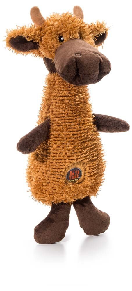 Charming Pet Products Scruffles Moose Plush Dog Toy Brown 1ea/SM - Pets Perfect