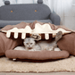 Feline Funhouse Interactive Cat Tunnel - Portable Play Toy For Cats, Rabbits, And Ferrets - Pets Perfect