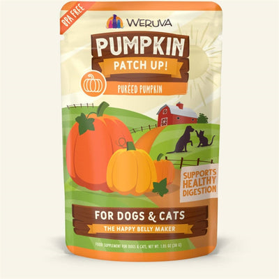 Weruva Dog Pured Pumpkin Supplement, 1.05 oz Pouch 12 ct