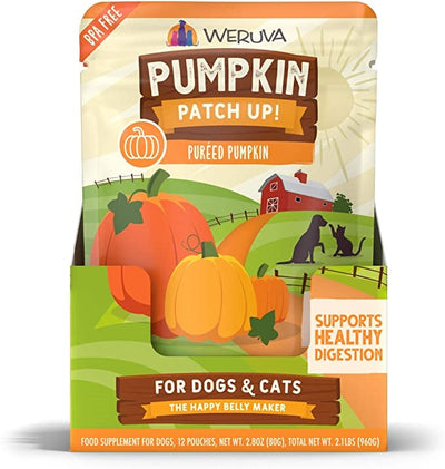 Weruva Dog Pured Pumpkin Supplement 2.8oz. Pouch Case Of 12