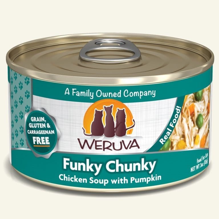 Weruva Cat Funky Chunky Chicken Soup with Pumpkin 3oz. (Case of 24) - Pets Perfect