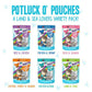 BFF Cat Omg Potluck O Pouches Variety Pack. 2.8oz.(Case of 12) - Pets Perfect