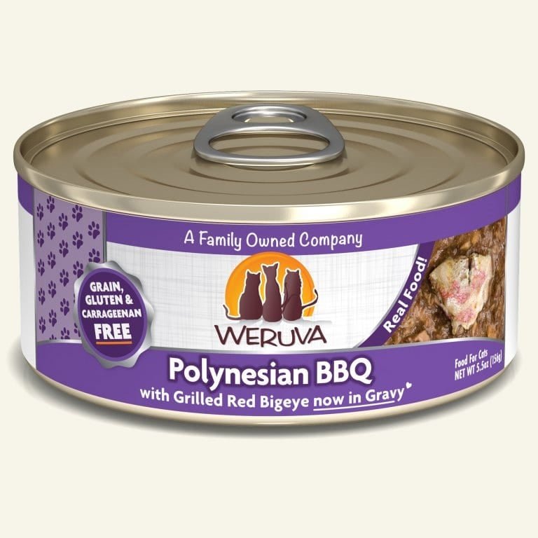 Weruva Cat Polynesian BBQ with Grilled Red Bigeye in Gravy 5.5oz. (Case of 24) - Pets Perfect