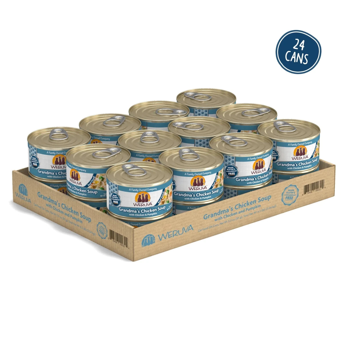 Weruva Cat Grandmas Chicken Soup with Chicken and Pumpkin 5.5oz. (Case of 24) - Pets Perfect
