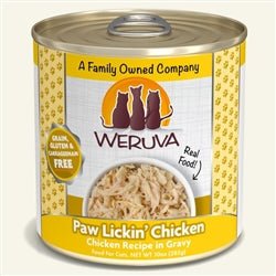 Weruva Cat Paw Lickin Chicken Chicken Recipe in Gravy 10oz. (Case of 12) - Pets Perfect