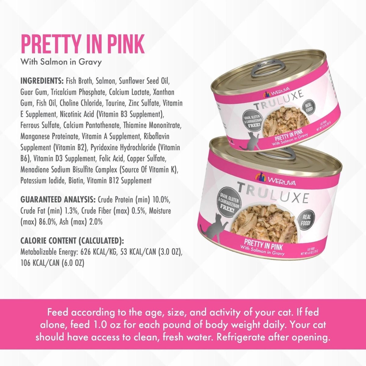 Truluxe Cat Pretty In Pink 3oz. (Case of 24) - Pets Perfect