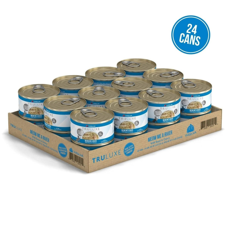 Weruva TruLuxe Meow Me a River Wet Cat Food, Basa in Gravy, 3 oz, view 3