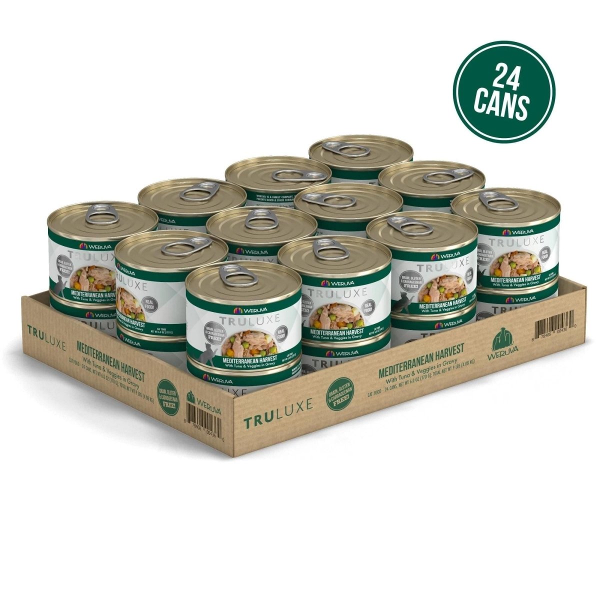 Truluxe Cat Mediterranean Harvest W Vegetable 6oz. (Case of 24) - Pets Perfect