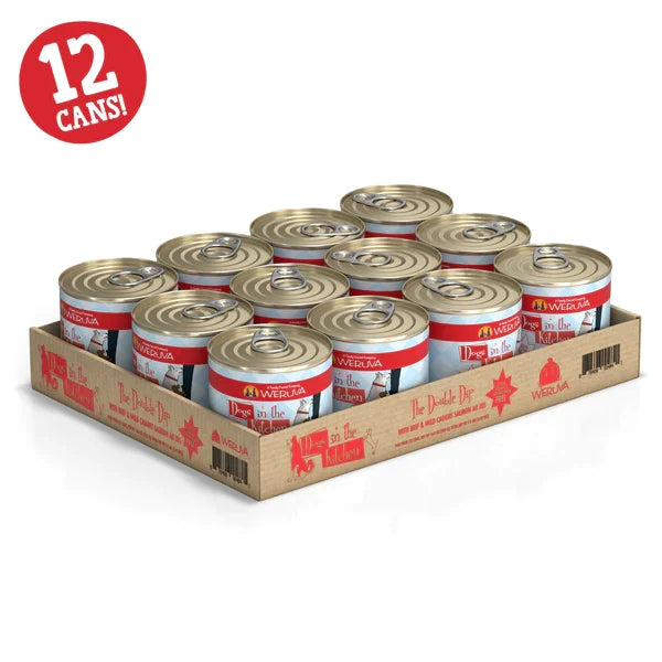 Dogs in The Kitchen The Double Dip With Beef And Wild-Caught Salmon Au Jus 10 oz. 12 ct