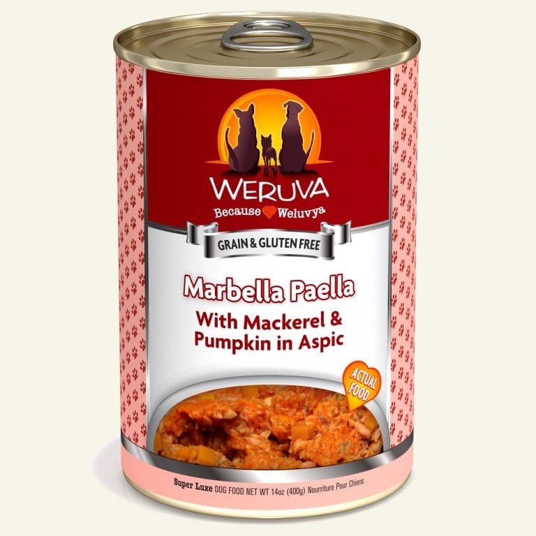 Weruva Dog Marbella Paella With Mackerel And Pumpkin in Aspic 14 oz