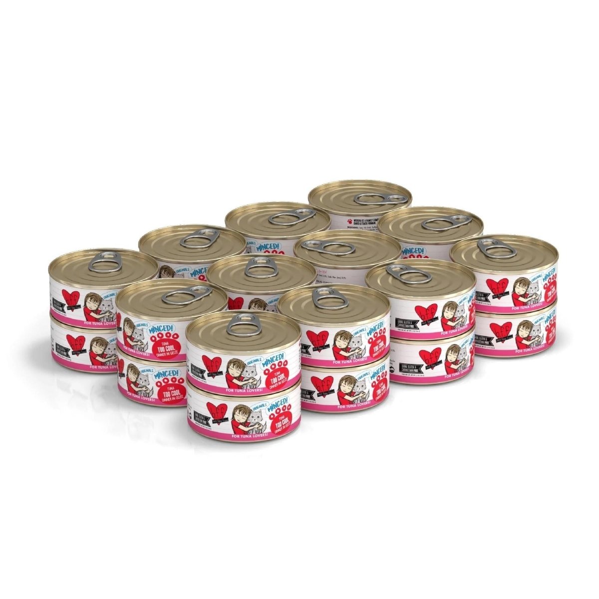 BFF Cat Originals Tuna Too Cool Tuna Dinner in Gele 3oz. (Case of 24) - Pets Perfect