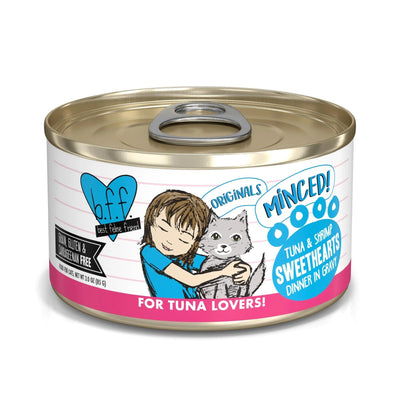 BFF Cat Originals Tuna and Shrimp Sweethearts Dinner in Gravy, 3 oz 24 ct