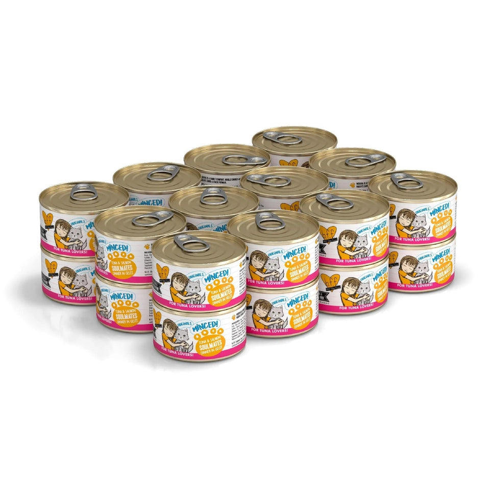 BFF Cat Originals Tuna and Salmon Soulmates Dinner in Gele, 3 oz 24 ct