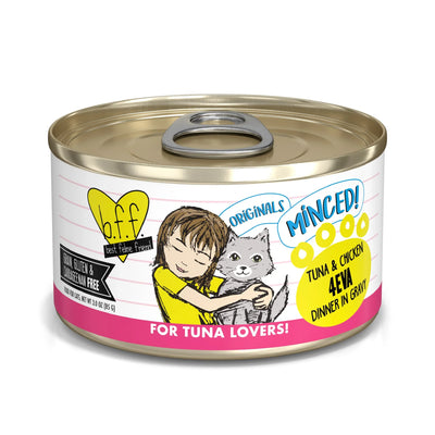 BFF Cat Tuna and Chicken 4Eva Dinner in Gravy, 3 oz 24 ct