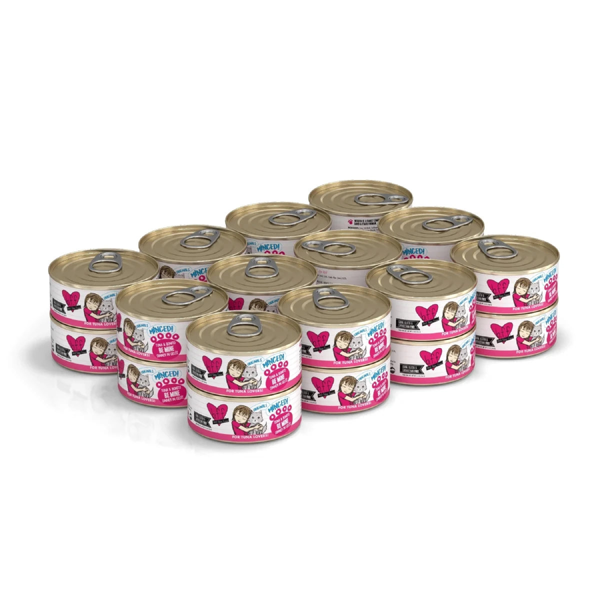 BFF Cat Tuna and Bonito Be Mine Dinner in Gele 5.5oz. (Case of 24) - Pets Perfect