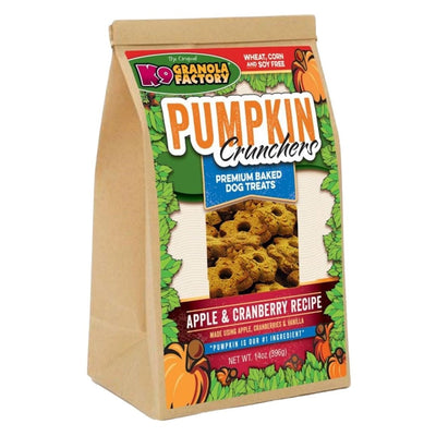 K9 Granola Factory Pumpkin Crunchers Dog Biscuits Apple &, Cranberry