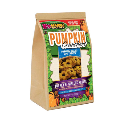 K9 Granola Pumpkin Crunchers, Turkey N Giblet Recipe, 14 oz
