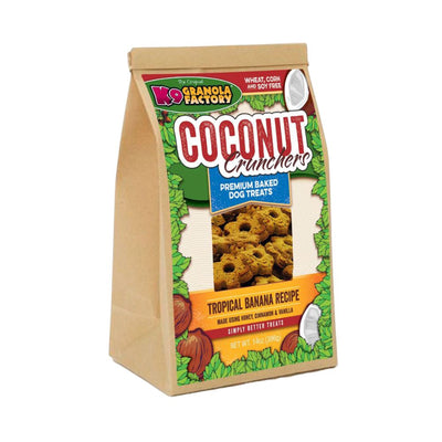 K9 Granola Factory Coconut Crunchers Dog Biscuits Tropical Banana