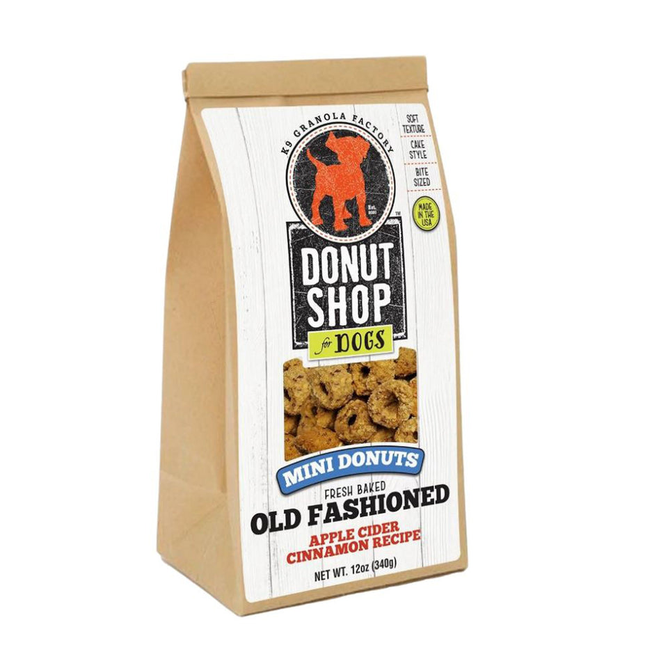 K9 Granola Mini Donuts, Apple Cider And Cinnamon, 12 oz