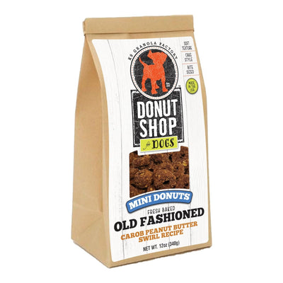 K9 Granola Mini Donuts, Carob Peanut Butter Swirl, 12 oz