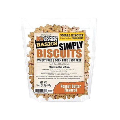K9 Granola Simply Biscuits, Small Peanut Butter, 1 lb