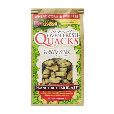 K9 Granola Oven Fresh Quacks, Peanut Butter 10 oz