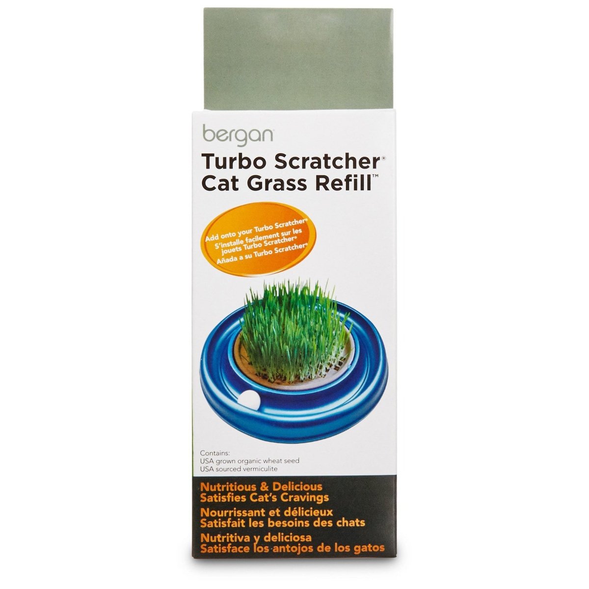 Bergan Turbo Cat Grass Refill 1 Pack - Pets Perfect