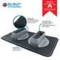 Flipo Ear-Clear Pet Feeding Station | Long-Eared Dog Bowl System with Mat