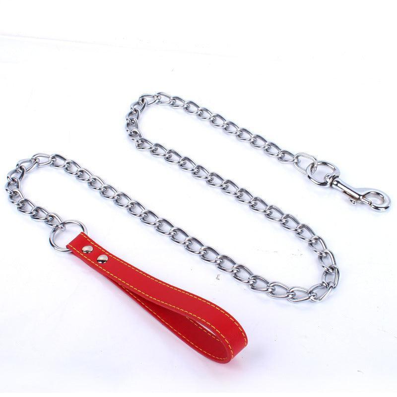 Durable Dog Leash With Anti - Bite Chain - Secure And Stylish Walks For Your Pup! - Pets Perfect