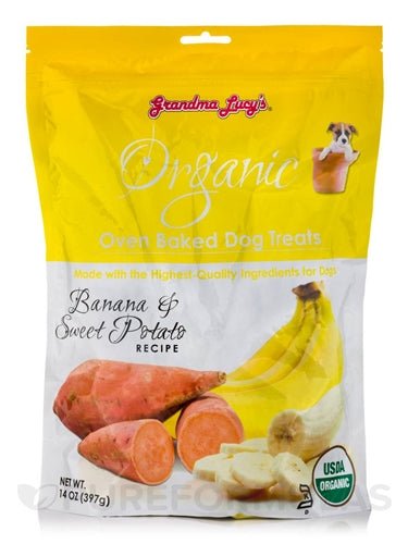 Grandma Lucys Dog Organic Baked Banana Treat 14 oz. - Pets Perfect