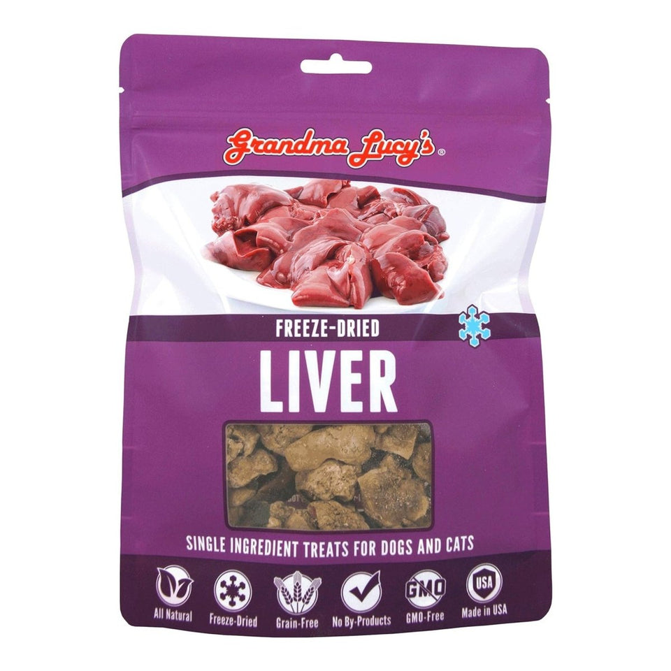 Grandma Lucy's Freeze-Dried Liver Dog Treats 3 oz