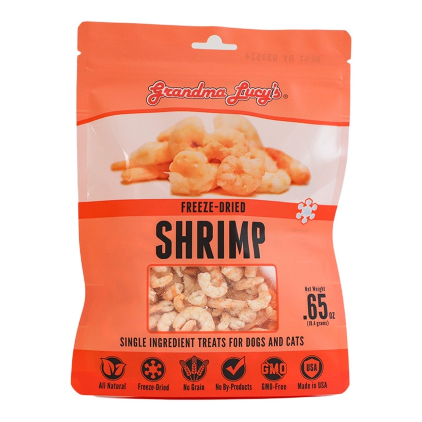 Grandma Lucy's Dog & Cat Singles Freeze-Dried Shrimp 0.65 oz