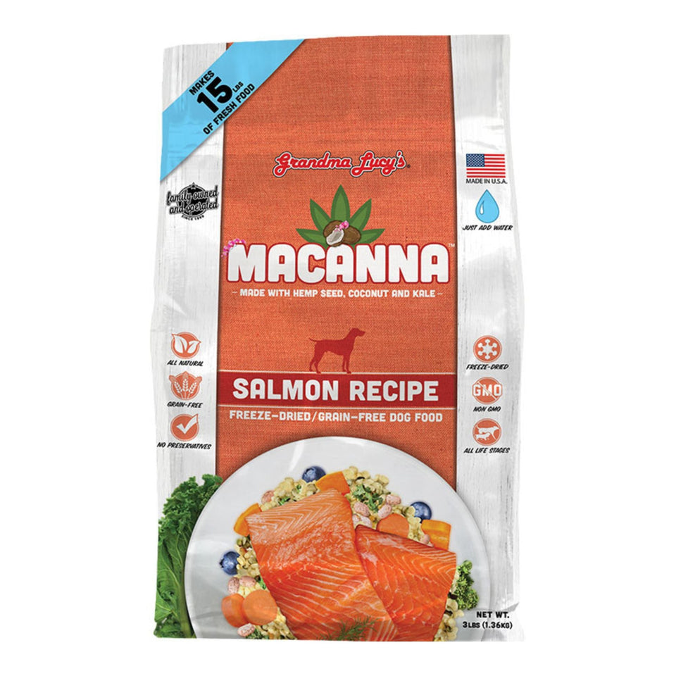 Grandma Lucys Dog Freeze-Dried Mac Grain-Free Salmon 8 lb