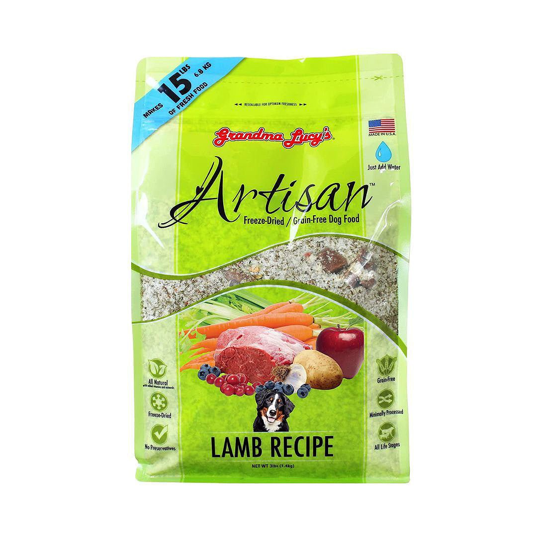 Grandma Lucys Dog Artisian Grain Free Lamb 3 Lbs. - Pets Perfect