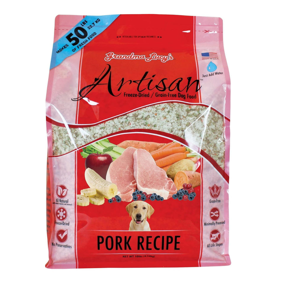Grandma Lucys Dog Artisian Grain-Free Pork 10 lb