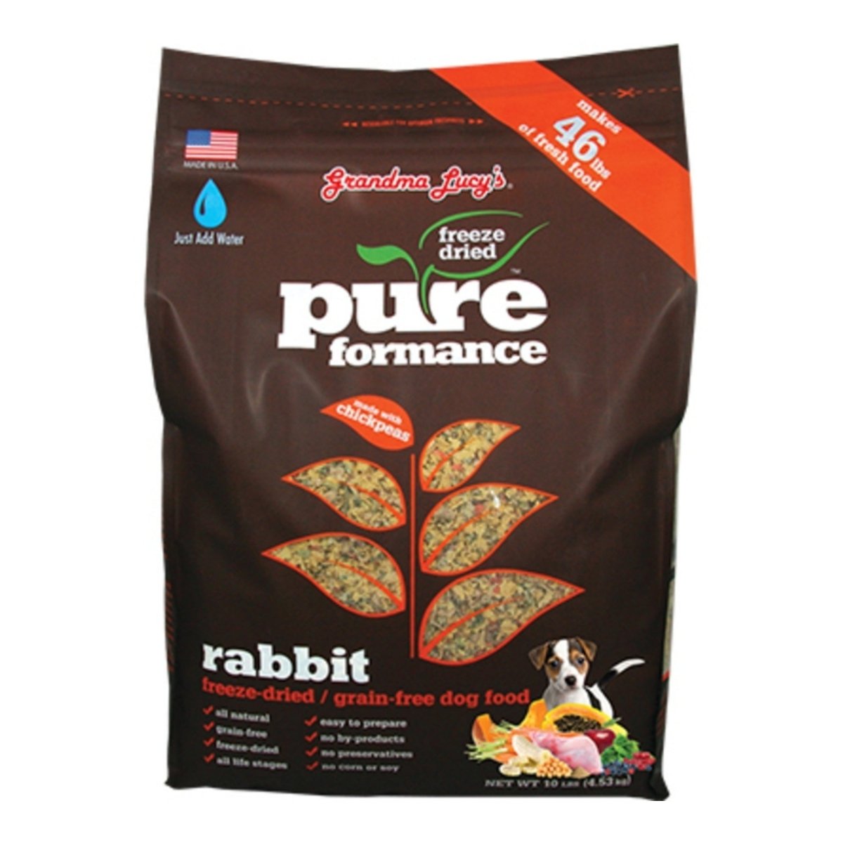 Grandma Lucy's Pureformance Grain - Free Rabbit & Chickpea 10 lbs - Pets Perfect