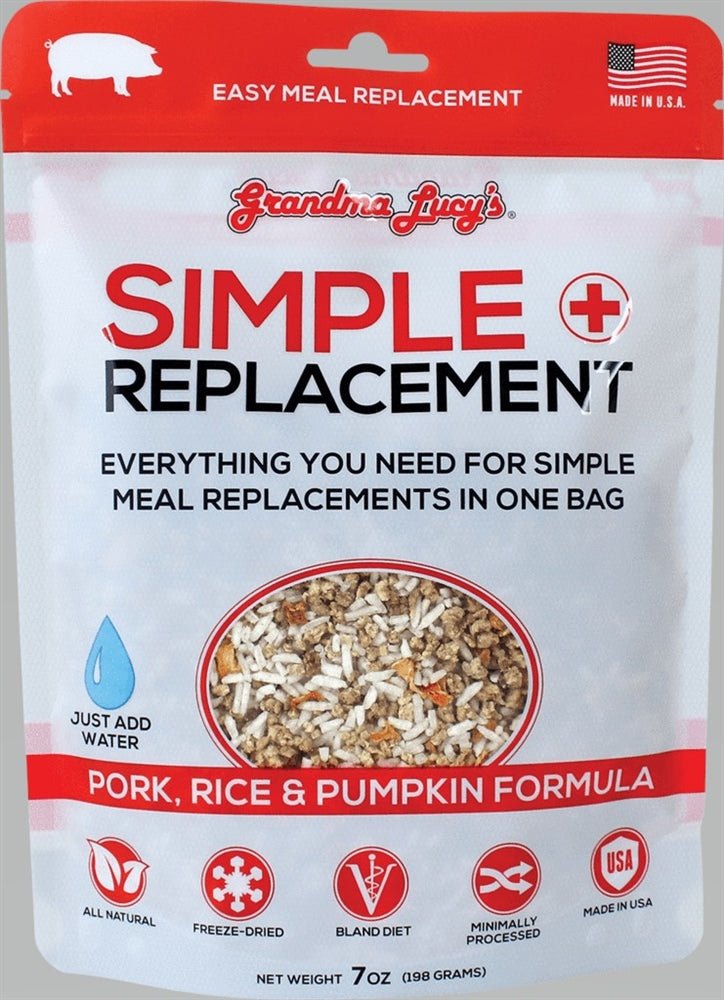 Grandma Lucy's Simple Replacement Pork Freeze - Dried Dog Food - 7 oz - Pets Perfect