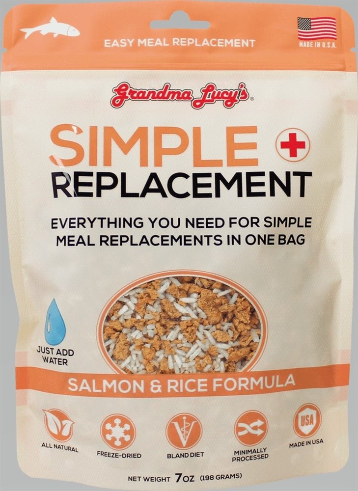 Grandma Lucy's Simple Replacement Salmon Freeze - Dried Dog Food - 7 oz - Pets Perfect