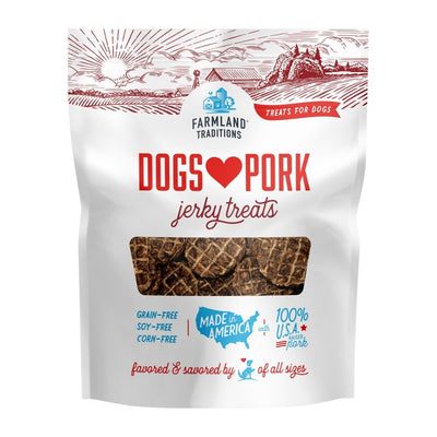 Farmland Traditions Pork Jerky Dog Treats 40 oz Bulk