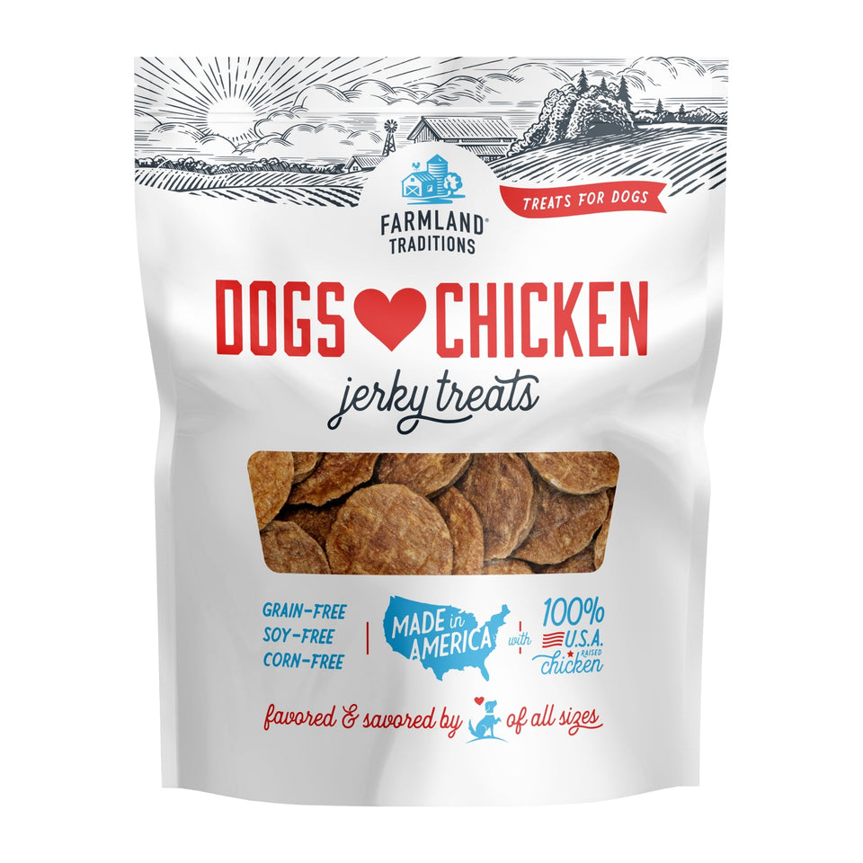 Farmland Traditions Beef Jerky Dog Treats 32 oz