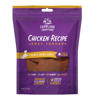 Farmland Traditions Chicken Jerky Tenders Dog Treats 16oz - Pets Perfect
